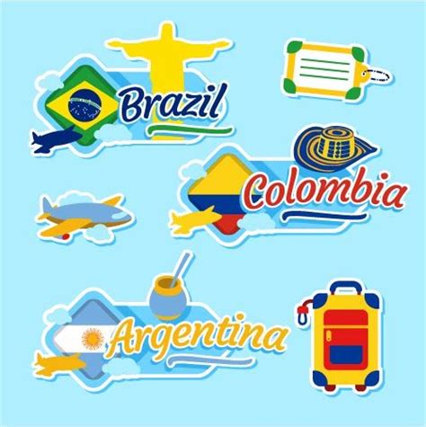 South America Travel Stickers - BUY 2 GET 1 FREE Buy 2 of our sticker ...