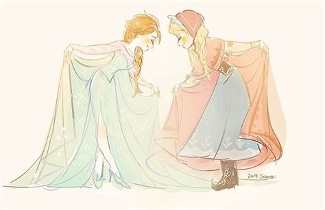 Anna and Elsa - Elsa and Anna Fan Art (37744726) - Fanpop