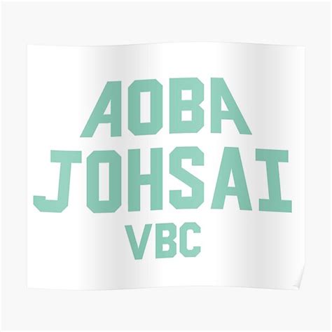 "Aoba Johsai Logo" Poster for Sale by broodywolf | Redbubble