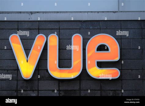 Vue cinema sign logo Stock Photo - Alamy