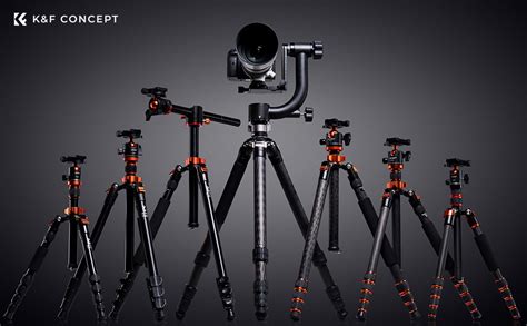 K&F Concept Universal Anti-Slip Rubber Tripod Foot Spikes Compatible with 1/4 inch Thread Tripod ...