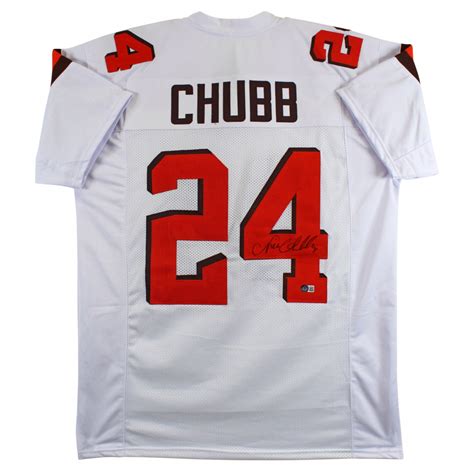 Nick Chubb Signed Jersey (Beckett) | Pristine Auction