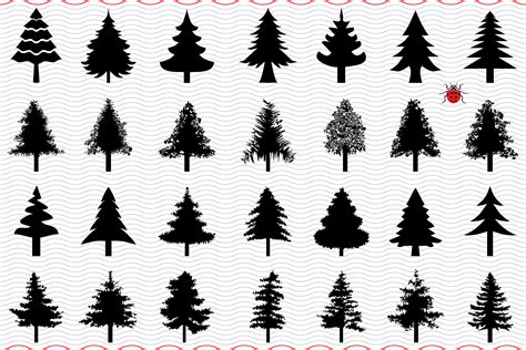 Christmas Tree, Silhouettes Digital Graphic by SilhouetteDesigner ...