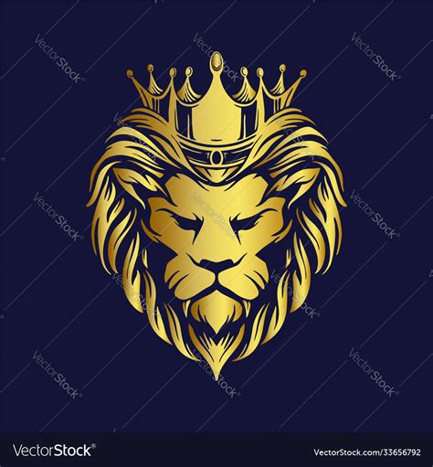 Gold Lion Logo With Crown Png Image Analysis Online | My XXX Hot Girl