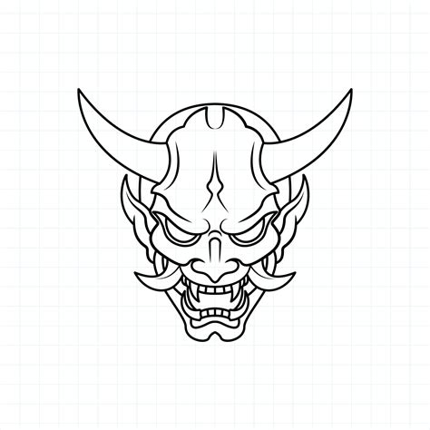 Oni Mask Vector Art, Icons, and Graphics for Free Download