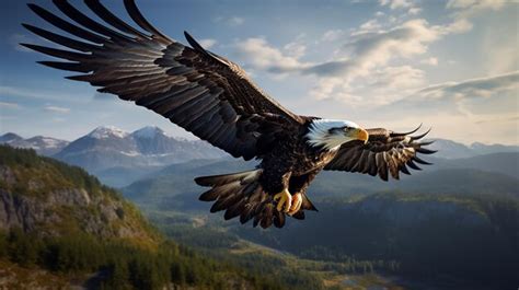 Premium AI Image | Capturing the Majesty of a Peregrine Falcon Dive with a Telephoto Lens