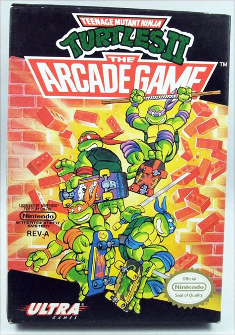 Nintendo NES - Teenage Mutant Ninja Turtles II The Arcade Game - Ultra Games (US version)