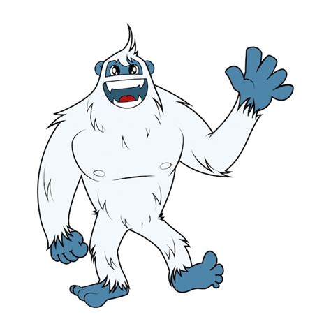 Premium Vector | Snow monster yeti