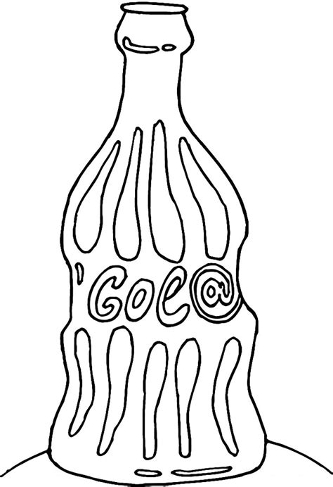 Coca Cola Bottles Coloring Pages