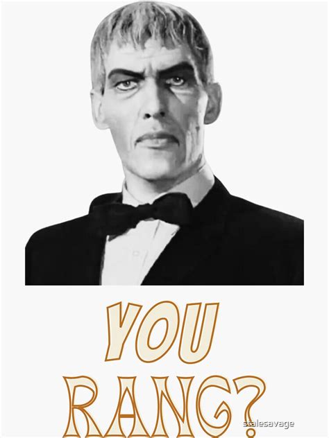 "Lurch Addams Family" Sticker for Sale by stalesavage | Redbubble