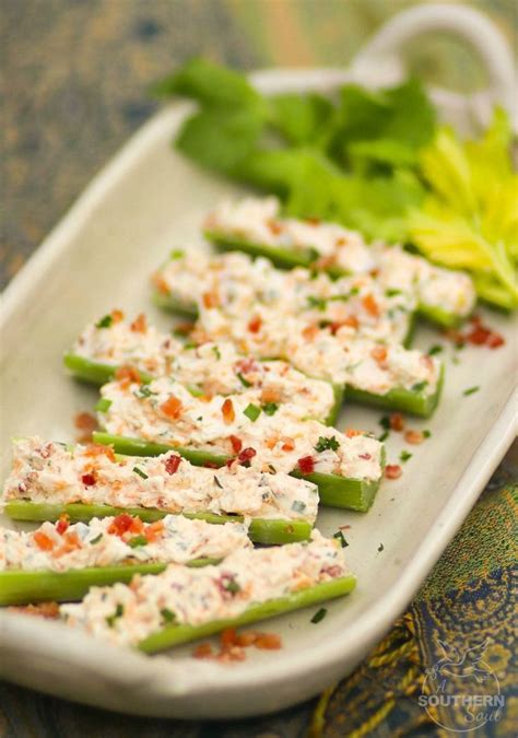 Outrageously Good Stuffed Celery - A Southern Soul | Celery recipes ...