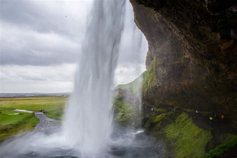 Seljalandsfoss waterfall stock photo. Image of unique - 100066996