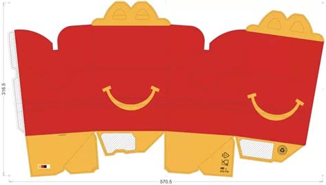 Mcdonalds Happy Meal Box Template Printable - Printable Templates Free