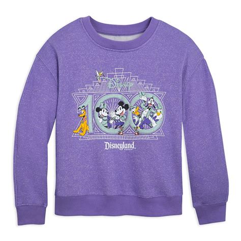 Mickey Mouse and Friends Disney100 Pullover Sweatshirt for Girls – Disneyland | shopDisney