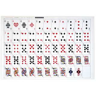 Uncut Sheet Bridge Playing Cards