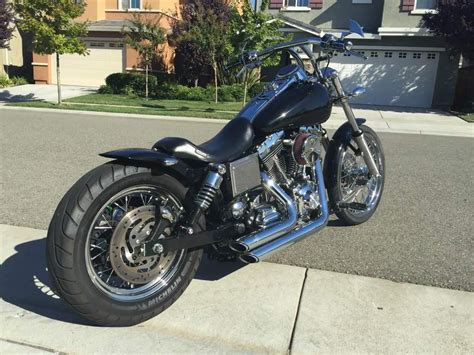 David's '05 Harley Davidson Dyna Wide Glide with custom Voodoo Fender | Rocket Bobs Harley Wide ...