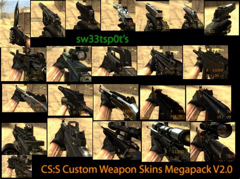 CS:S Custom Weapon Skins Mega Pack 2.0 addon - Counter-Strike: Source - ModDB