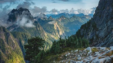 Sunset In The Cascades, Vesper Peak, Washington UHD 4K Wallpaper | Pixelz