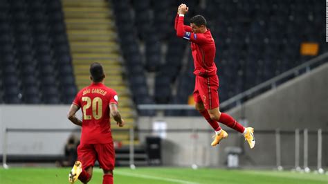 Cristiano Ronaldo scores landmark 100th international goal for Portugal ...