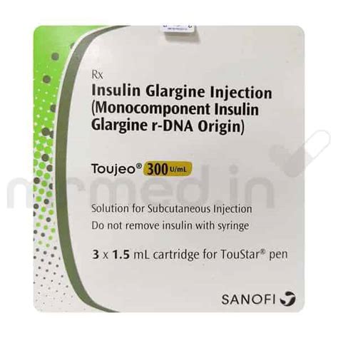 Buy Toujeo 450IU Injection Online: Uses, Price, and Side Effects | MrMed