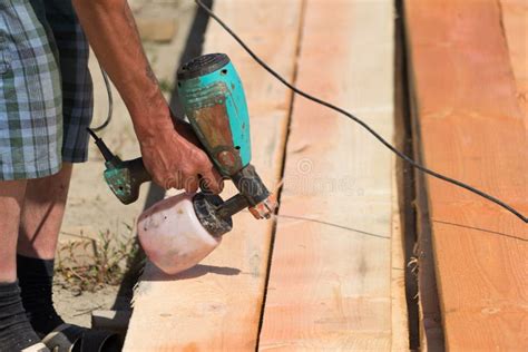 Antiseptic Treatment of Wood To Prevent Fungi. Stock Photo - Image of hand, builder: 124141680