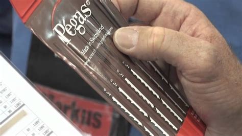 Pegas Scroll Saw Blades Presented by Woodcraft - YouTube