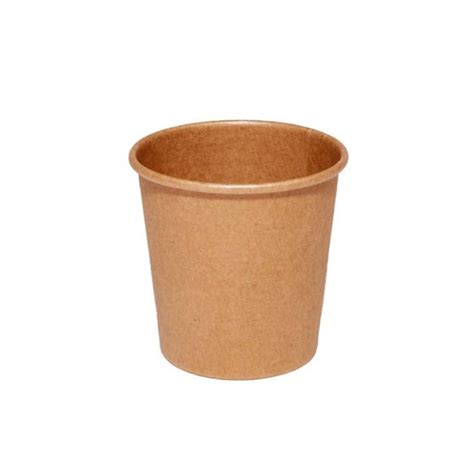 4 Oz Single wall Kraft Paper Cups – Carton – Ideal-Ecopack.com