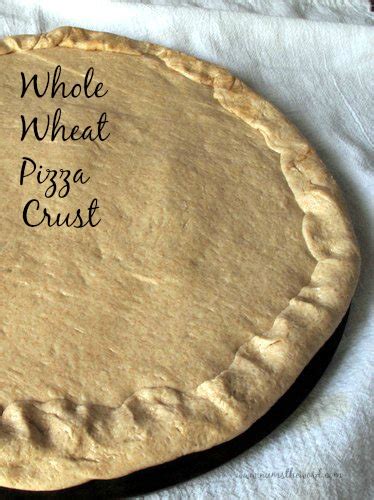 Whole Wheat Pizza Crust - delectabilities