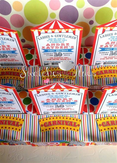 Create A Spectacular Carnival Themed Invitation For Your Event - Free ...