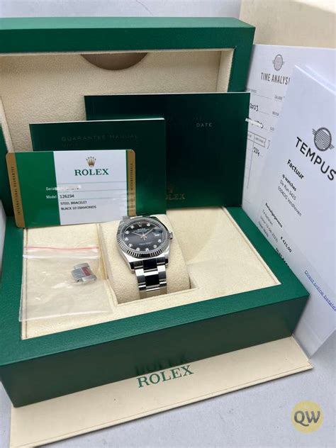 Rolex Datejust 36 Black Diamond Dial