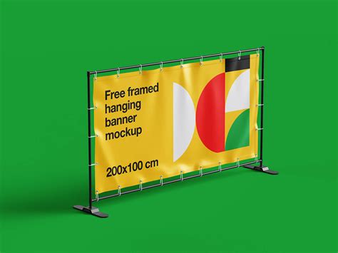 4 Free Horizontal Standing Banner Mockup Files | Free PSD Templates