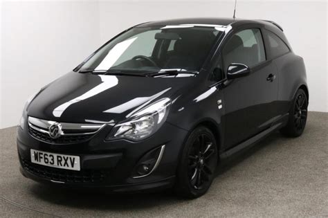 Used 2013 BLACK VAUXHALL CORSA Hatchback 1.2 LIMITED EDITION CDTI ...