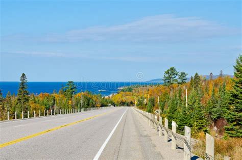 Trans Canada Highway stock photo. Image of highway, fall - 260229880