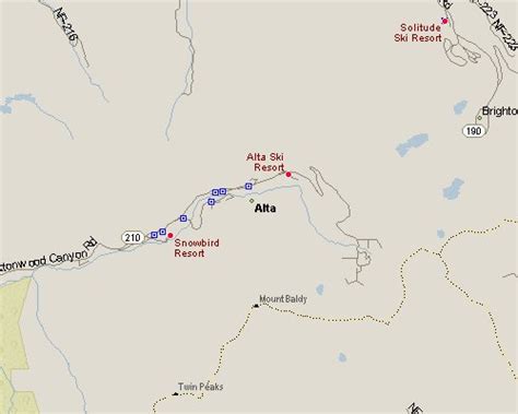 Alta, Utah Map 1