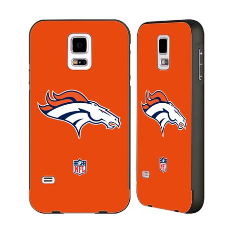 OFFICIAL NFL DENVER BRONCOS LOGO BLACK BUMPER SLIDER CASE FOR SAMSUNG ...