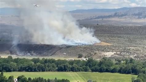 Firefighters Battle Brush Fire in Okanogan County, Washington | news ...