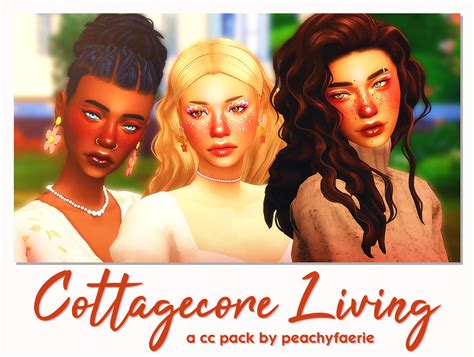 Sims 4 Cottagecore Living - A CC Pack | The Sims Book