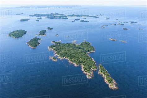 Aerial view of islands - Stock Photo - Dissolve