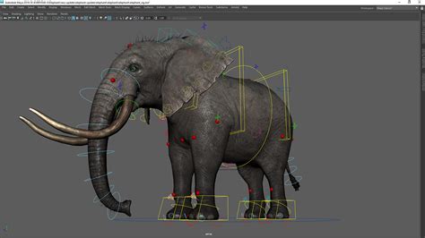 Free Elephant Maya Rig for Maya - Free Character Rigs Downloads for Maya