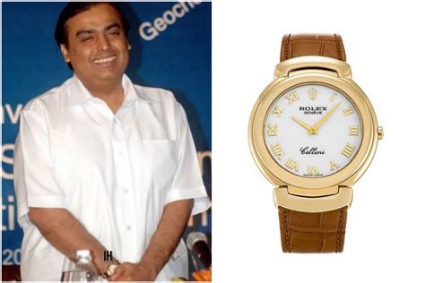 While his son flaunts a rare $9 million Patek Philippe watch, Asia's richest man Mukesh Ambani ...