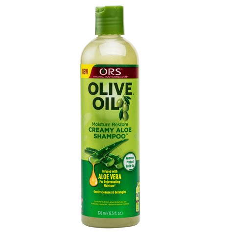 ORS Olive Oil Moisturizing Restore Creamy Aloe Daily Shampoo, 12.5 fl oz - Walmart.com