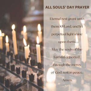 All Souls' Day traditions, prayers & memorial gifts