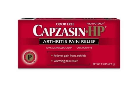 Capzasin-HP® Arthritis Pain Relief Cream, 1.5 oz - Smith’s Food and Drug
