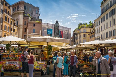 Campo de' Fiori Market | Rome Open Air Market | Rome Shopping