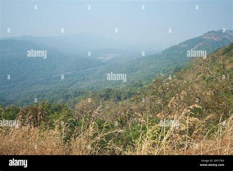 View from the top of the Karnala Fort at the Karnala Bird Sanctuary in ...