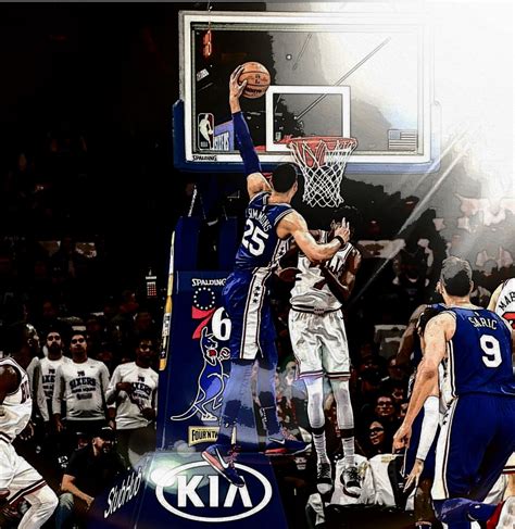 Messed around editing Ben Simmons dunk r/sixers r/nba http://ift.tt/2s5EzFc Portable Basketball ...