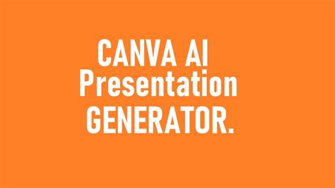 Canva AI Presentation Generator: Streamline Your Office Presentations ...