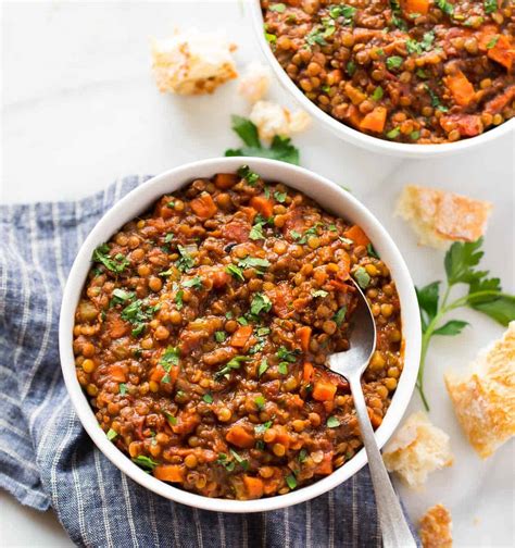 Instant Pot Lentil Soup {Quick and Easy Prep!} - WellPlated.com