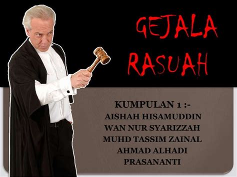 Gejala rasuah | PPT