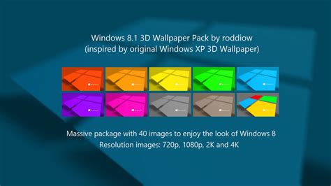 Windows 8.1 3D Wallpaper Pack (by roddiow) by roddiow on DeviantArt